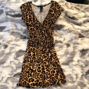 Cheetah Print Front Tie Dress🐆